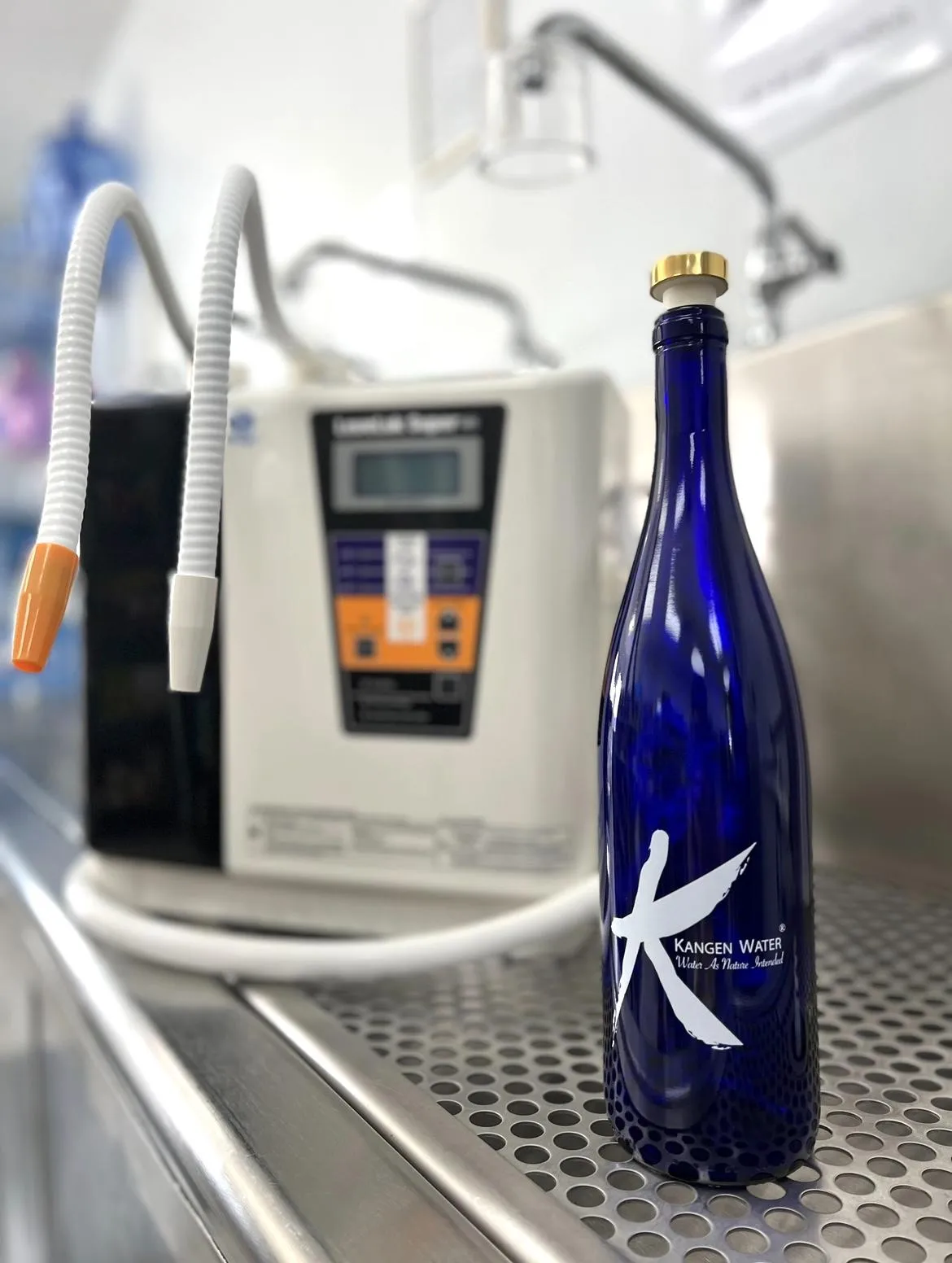 Kangen K8 machine and bottle